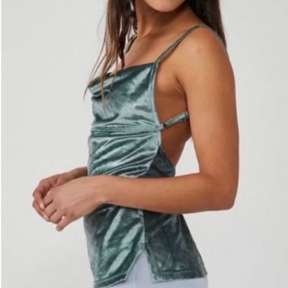 Free People All Night Velvet Top XS NWT - Picture 2 of 4